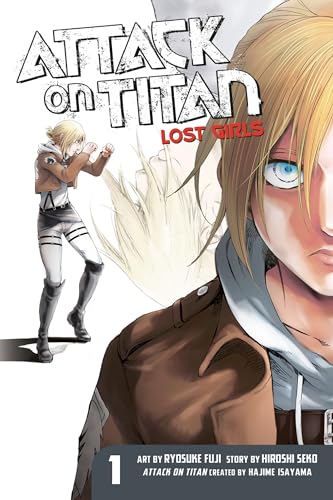 Attack on Titan: Lost Girls" manga cover featuring a blonde woman in uniform.