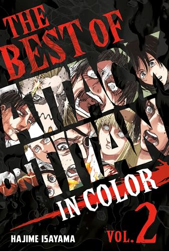 “Attack on Titan” volume 2 cover with distressed character portraits in color.