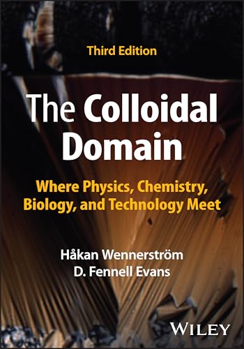 Book cover for "The Colloidal Domain," third edition, with abstract imagery.