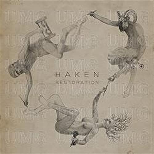 Album cover art showing three figures in a circular sketch on a brown background.