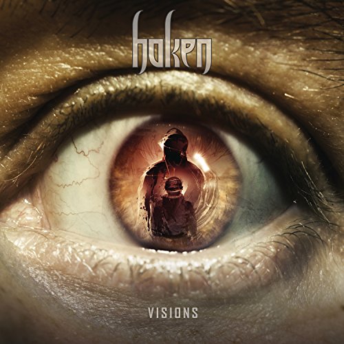 Haken album cover: an eye reflecting two shadowy figures.
