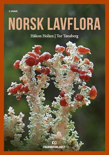 Book cover featuring a close-up photo of red and white lichen.