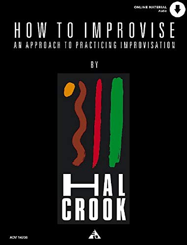 Black book cover with abstract colorful shapes and white text: "How to Improvise.