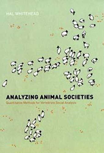 Book cover: “Analyzing Animal Societies” with a flock of sheep illustration.