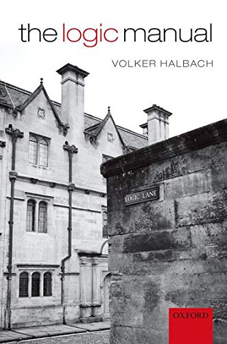 Book cover: "The Logic Manual" with a building and street scene.