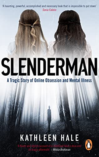 Book cover for "Slenderman" depicting two girls and a figure in a forest.