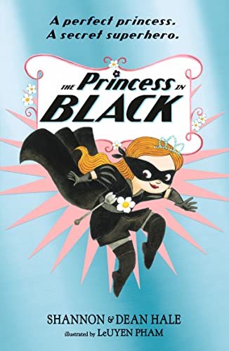 Book cover: princess in black costume, illustrated with floral details.