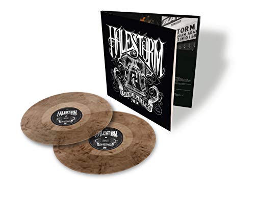Black vinyl record sleeve with white ornate text and Liberty Bell illustration.