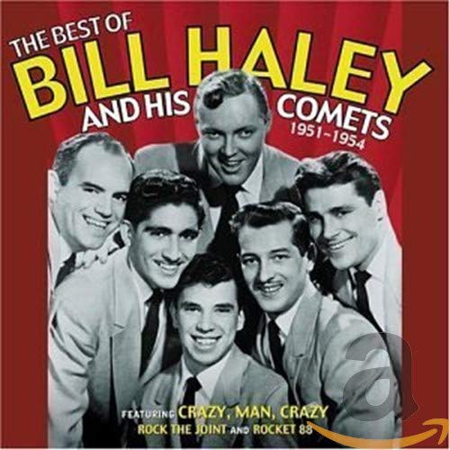 CD cover featuring Bill Haley and His Comets, a 1950s rock and roll band.