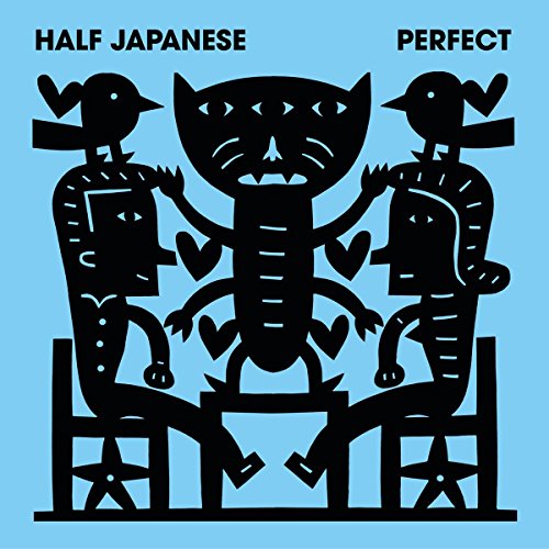 CD cover: Black silhouettes of three figures—two bird-headed and a cat—seated.
