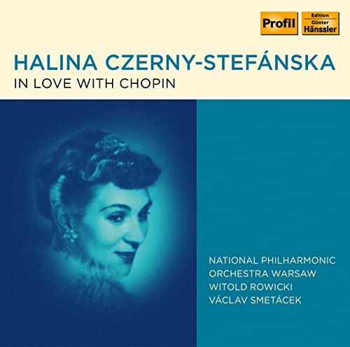 CD cover featuring a portrait of Halina Czerny-Stefanska, a classical pianist.