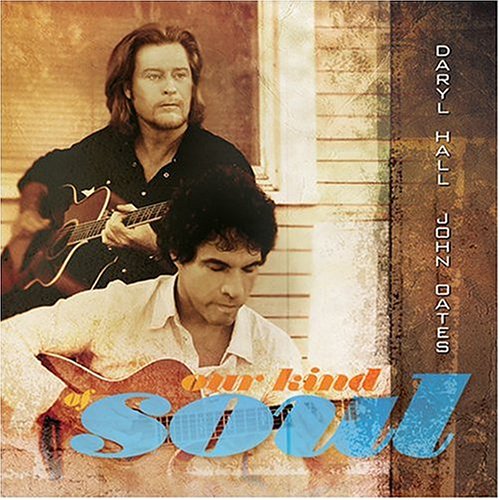 Hall & Oates album cover featuring the duo with guitars.