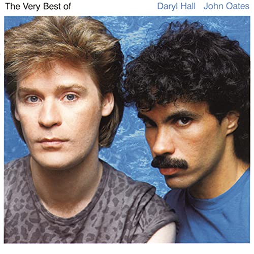 CD cover featuring portraits of Daryl Hall and John Oates against blue.