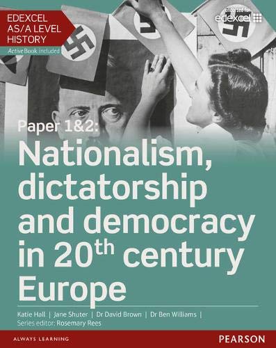 History textbook cover featuring historical figures and Nazi imagery.