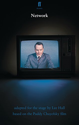 Play script cover: vintage television displaying a man’s face.