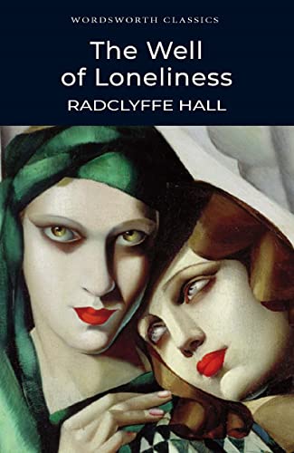 Book cover of The Well of Loneliness featuring a painting of two women's faces.