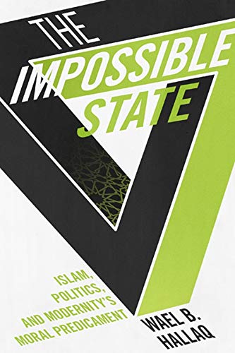 Book cover: "The Impossible State" with geometric design and author name.