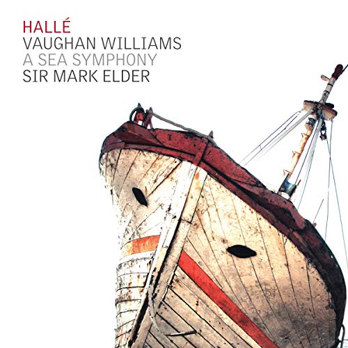 Close-up of a weathered wooden ship’s bow against a bright sky.