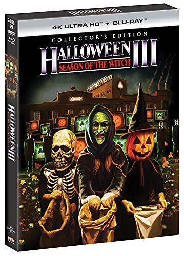Halloween III: Season of the Witch Blu-ray cover with witch and skeleton.