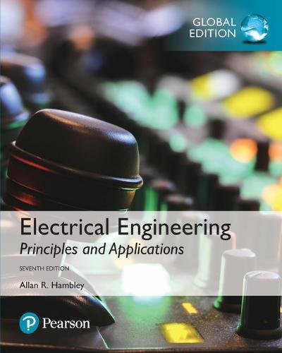 Textbook cover for Electrical Engineering: Principles and Applications by Allan R. Hambley.