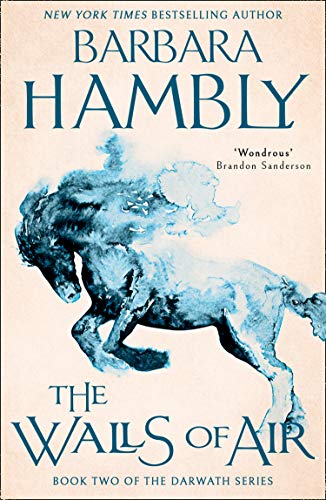 Book cover: A spectral horse running, with title "The Walls of Air".