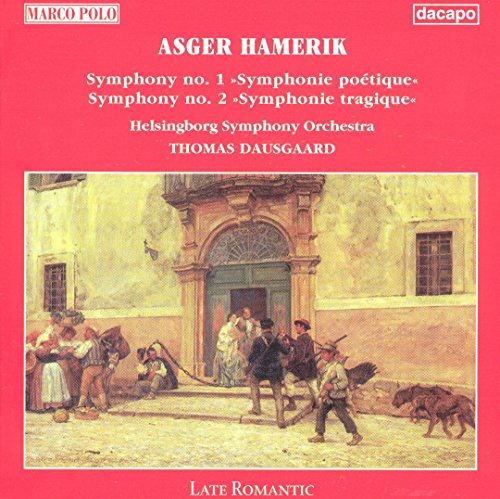 CD cover for Asger Hamerik’s symphonies, featuring a painting of figures.