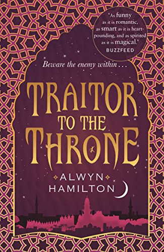 Book cover: “Traitor to the Throne” with purple and gold design.