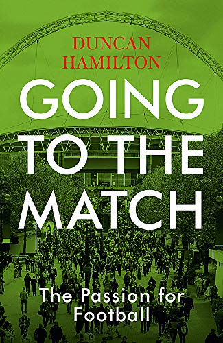 Book cover: "Going to the Match" with a stadium and crowd background.