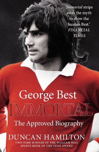 Book cover featuring George Best in a red jersey, titled “Immortal.”