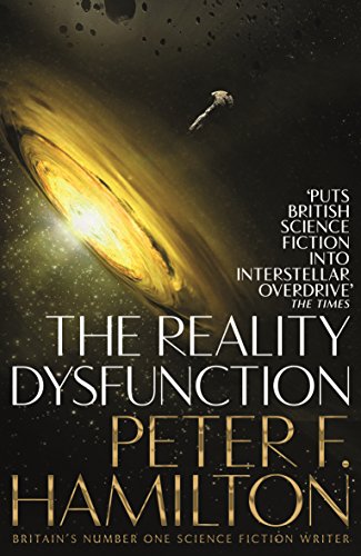 Book cover showing a glowing golden nebula and a spaceship in deep space.