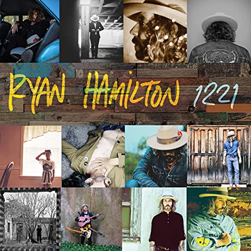 CD cover for Ryan Hamilton's "1221" featuring a collage of portraits.