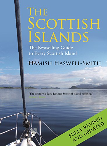 Book cover showing a sailboat mast overlooking a calm sea and distant Scottish islands.