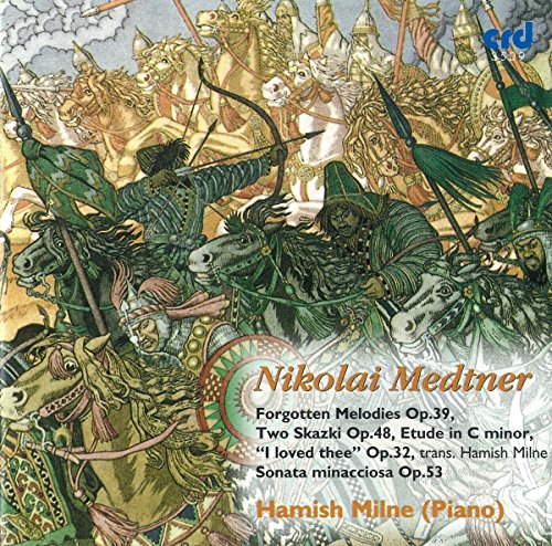 CD cover depicting a medieval battle scene with archers on horseback.