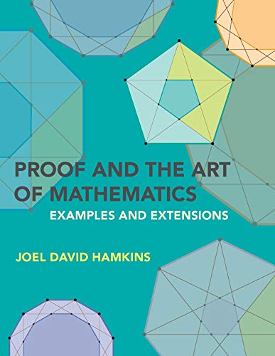 Book cover with geometric shapes and the title "Proof and the Art of Mathematics".