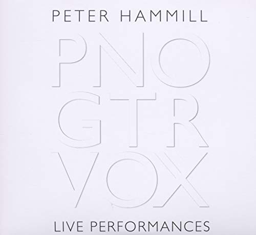 CD cover for Peter Hammill’s "Pno, Gtr, Vox (Live Performances)".