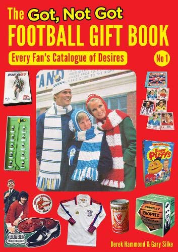 Football gift book cover with fan imagery and collectible items.
