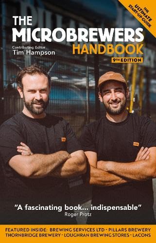 Book cover showing two men with crossed arms in front of a brewery background.