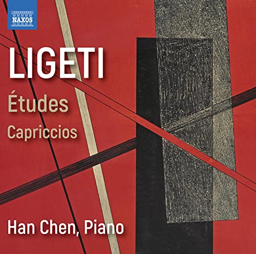 CD cover for Ligeti’s Études and Capriccios performed by Han Chen.