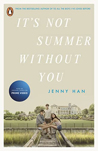 Book cover: "It's Not Summer Without You" with figures on a dock.