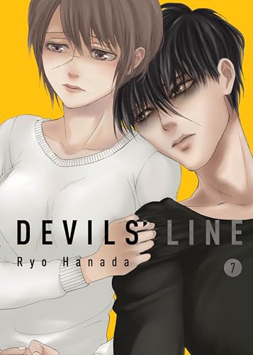 Manga cover: two young adults with serious expressions, yellow background.