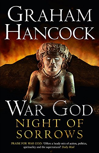 Book cover: ancient stone sculpture against a fiery, dark background.