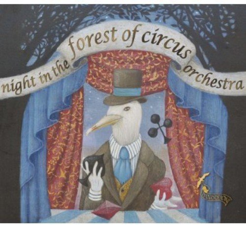 An illustration of a bird in a top hat and suit holding playing cards.