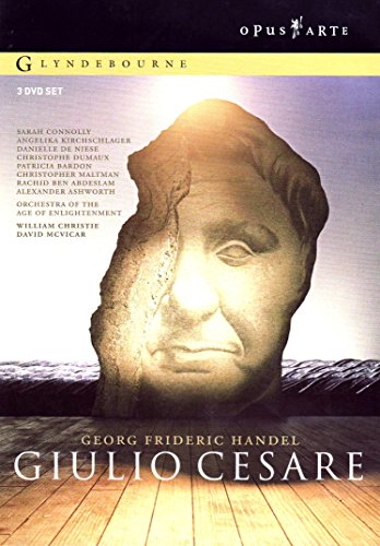 DVD cover featuring a fragmented stone sculpture of a face and opera title text.