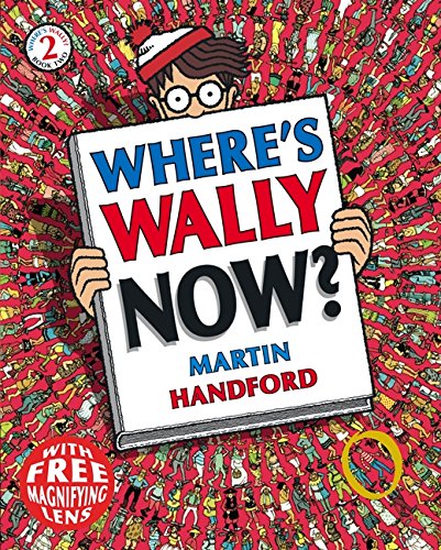 Where's Wally Now?" mini edition book cover with crowded, detailed illustration.