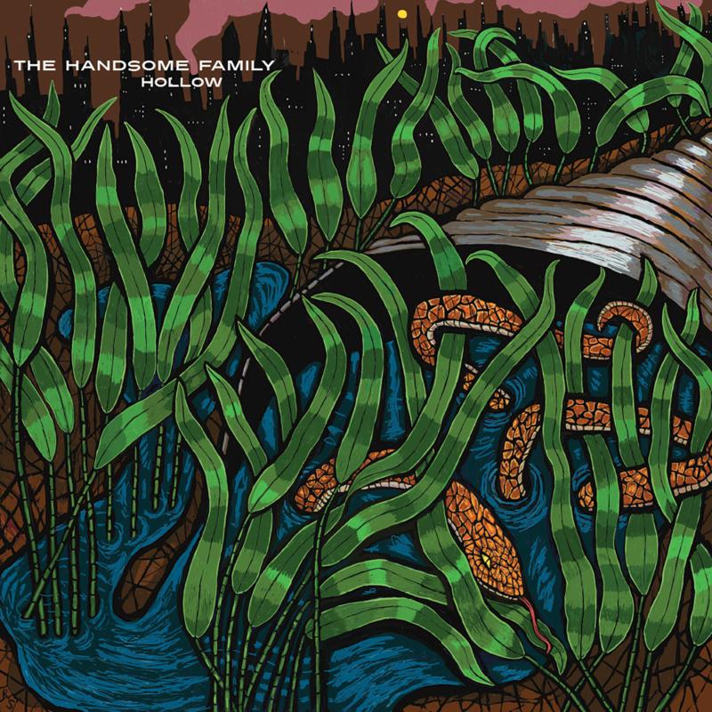 CD cover art: swamp scene with tall grass and a coiled snake.