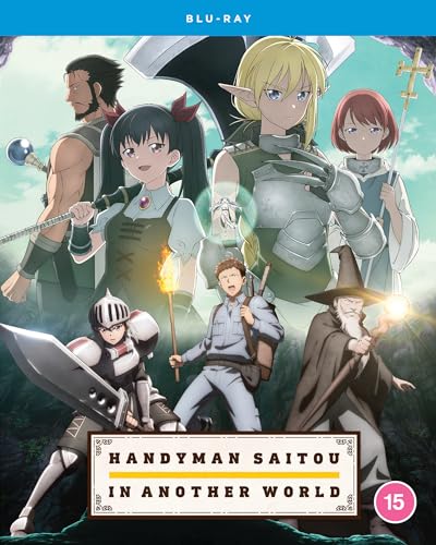 Blu-ray cover featuring anime characters with swords and fantasy elements.