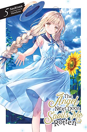 Light novel cover featuring a young woman with blonde hair and sunflowers.