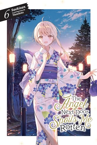 Light novel cover with anime girl in a floral kimono, nighttime scene.