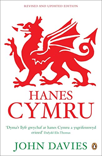Book cover: "Hanes Cymru" featuring a red Welsh dragon and text in Welsh.