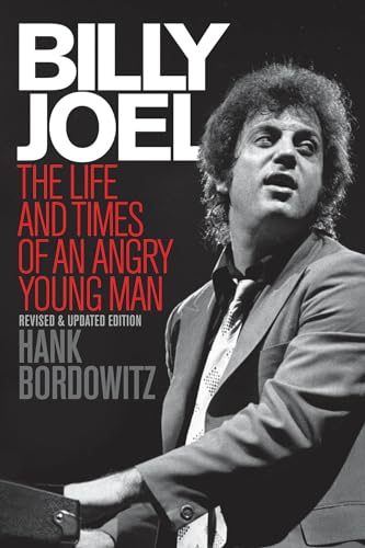 Book cover featuring Billy Joel in a suit, black and white portrait.